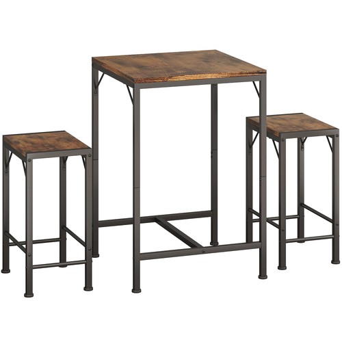 Bar table and chairs - and, set